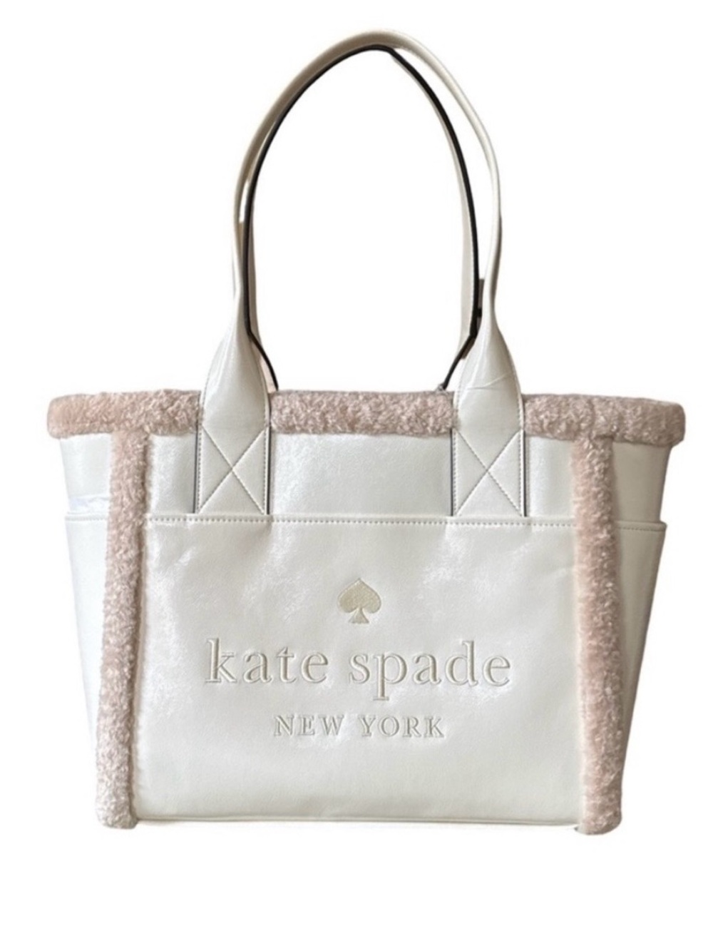 Kate Spade New York Jett Faux Shearling Tote